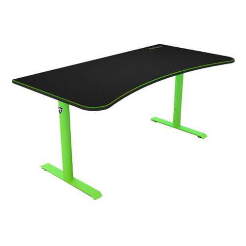 Компьютерный стол Arozzi Arena Gaming Desk/Черный МДФ/Зеленый металл в Столплит