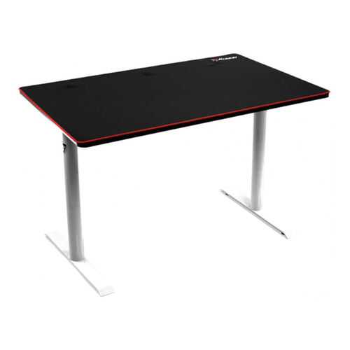 Компьютерный стол Arozzi Arena Leggero Gaming Desk/Черный МДФ/Белый металл в Столплит