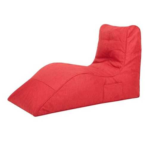 Кресло бескаркасное Папа Пуф Cinema Sofa Red, размер XXL, рогожка, красный в Столплит