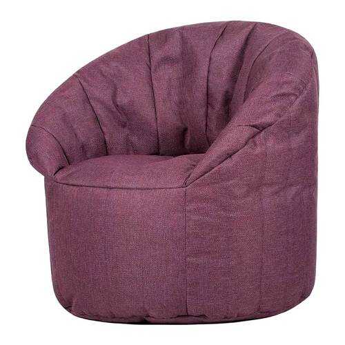 Кресло бескаркасное Папа Пуф Club Chair Purple, размер XL, рогожка, фиолетовый в Столплит